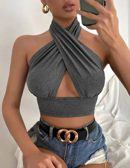 Women's Twist Halter Top