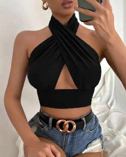 Women's Twist Halter Top