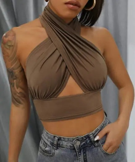 Women's Twist Halter Top